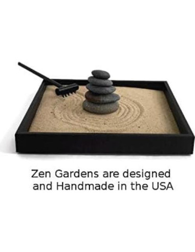 Mini Jardín Zen Hecho a Mano Paintspiration con Piedras Naturales