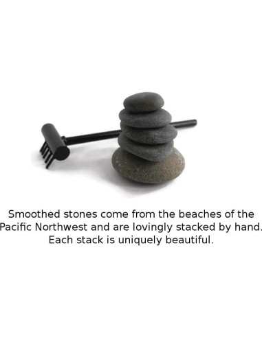 Mini Jardín Zen Hecho a Mano Paintspiration con Piedras Naturales