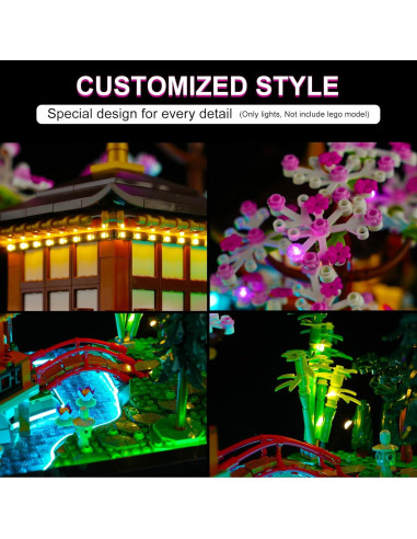 Kit de Luz LED para Lego 10315 Jardín Tranquilo - Iluminación DIY