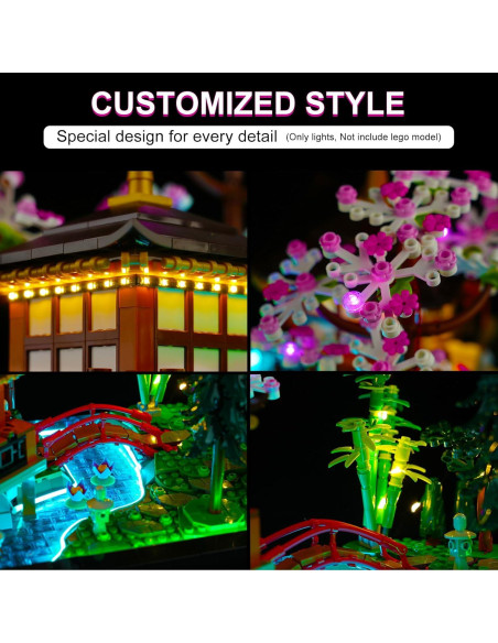 Kit de Luz LED para Lego 10315 Jardín Tranquilo - Iluminación DIY Kit de Luz LED para Lego 10315 Jardín Tranquilo - Iluminación DIY