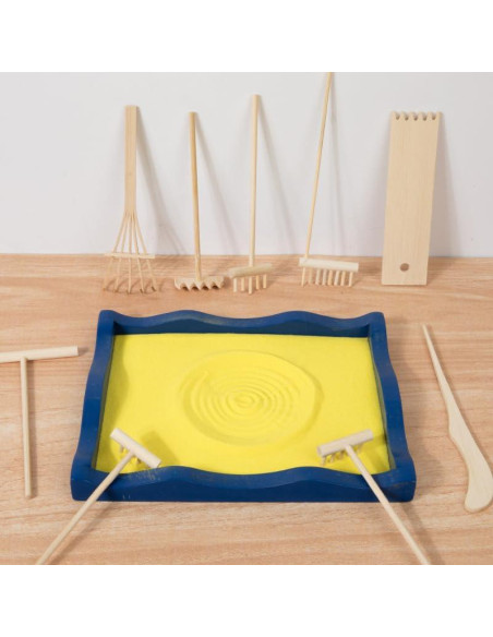 Juego de 6 Rastrillos Mini Jardín Zen MHYGKTXRA Juego de 6 Rastrillos Mini Jardín Zen MHYGKTXRA