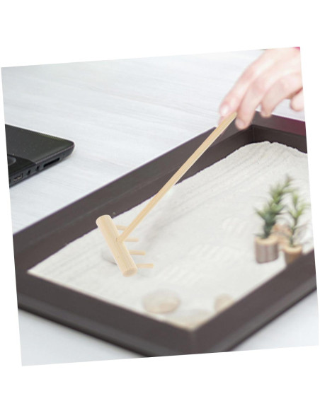 5 Rastrillos de Madera para Jardín Zen - Herramientas de Manualidades 5 Rastrillos de Madera para Jardín Zen - Herramientas de Manualidades