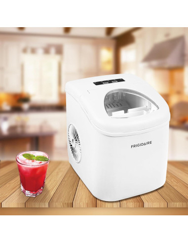Máquina de Hielo Frigidaire Compacta 11.79 kg Blanca