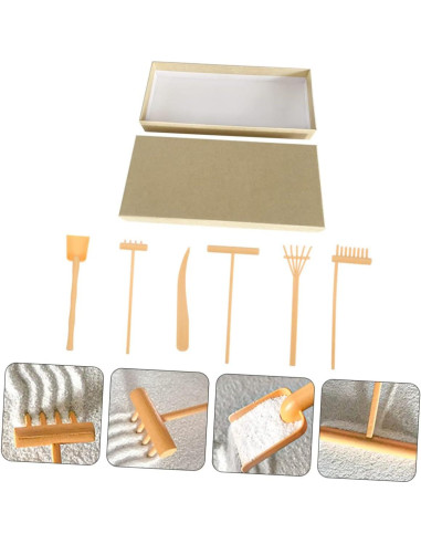 Kit de Rastrillos de Jardín Zen Kisangel - 6 Piezas