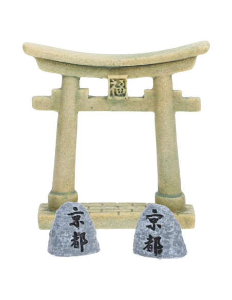 Puerta Torii Miniatura IMIKEYA de Resina para Acuario 7x1.6cm Puerta Torii Miniatura IMIKEYA de Resina para Acuario 7x1.6cm