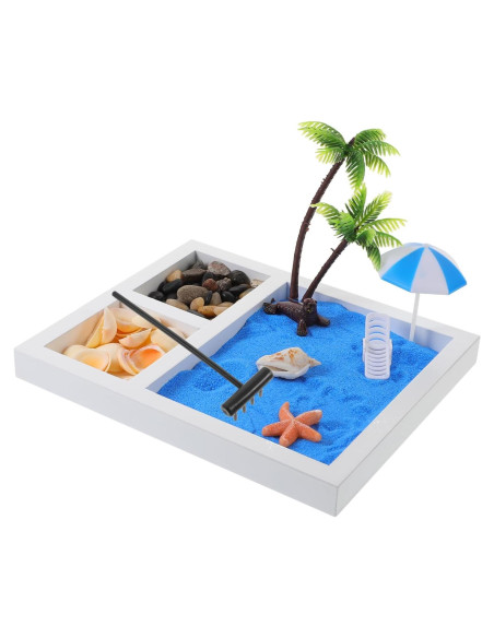Caja de Arena Zen FAVOMOTO 21.5x17.5 cm Decoración Japonesa Caja de Arena Zen FAVOMOTO 21.5x17.5 cm Decoración Japonesa