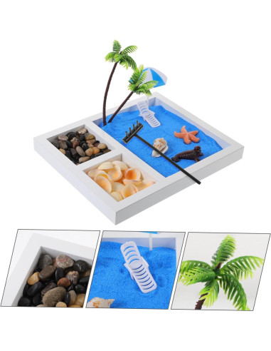 Caja de Arena Zen FAVOMOTO 21.5x17.5 cm Decoración Japonesa