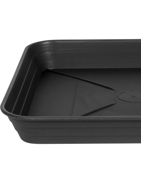 Paquete de 4 bandejas cuadradas para plantas 15 cm Feyvdzv Paquete de 4 bandejas cuadradas para plantas 15 cm Feyvdzv
