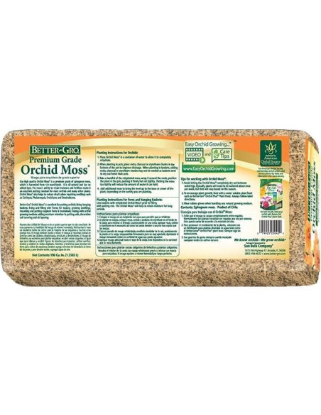 Musgo de Orquídea Mejor-Gro 1230.5 cm - 100% Natural Musgo de Orquídea Mejor-Gro 1230.5 cm - 100% Natural