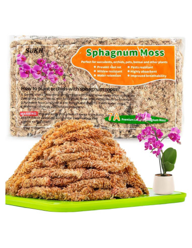 Musgo Sphagnum Seco Spagmoss-OR 113.4g para Plantas