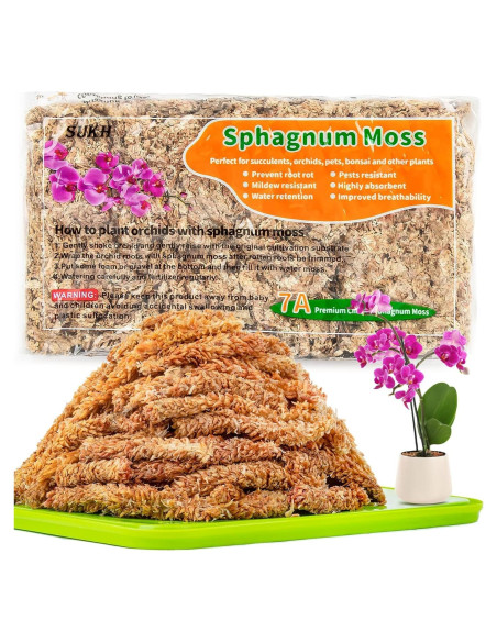 Musgo Sphagnum Seco Spagmoss-OR 113.4g para Plantas Musgo Sphagnum Seco Spagmoss-OR 113.4g para Plantas