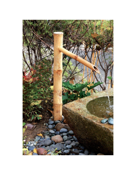Fuente de Agua Exterior Acentos de Bambú 91.44 cm con Bomba Fuente de Agua Exterior Acentos de Bambú 91.44 cm con Bomba