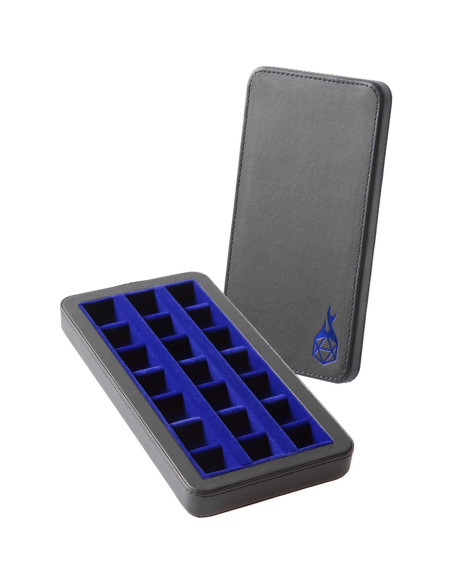 Caja de Dados Reliquary Forged Dice Co. Azul 21 Compartimentos Caja de Dados Reliquary Forged Dice Co. Azul 21 Compartimentos