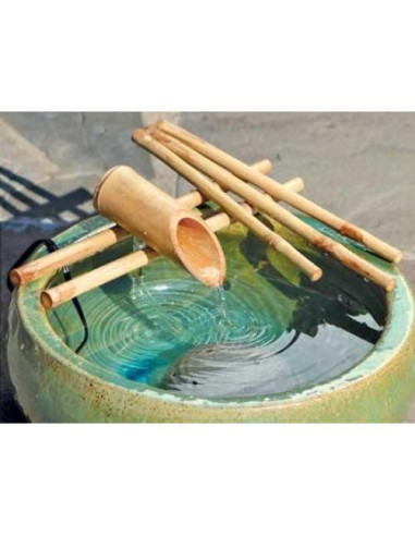Fuente de Agua Interior/Exterior Bamboo Accents 30 cm 5 Brazos