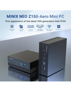 MINIX Z150-Aero Mini PC, Intel N150, 16GB RAM, 512GB SSD 2