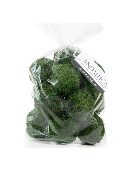 Bolas de Musgo Verde Decorativas ANDALUCA - Relleno de Tazón Bolas de Musgo Verde Decorativas ANDALUCA - Relleno de Tazón
