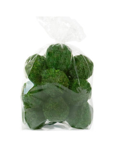 Bolas de Musgo Verde Decorativas ANDALUCA - Relleno de Tazón 2