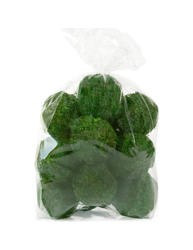 Bolas de Musgo Verde Decorativas ANDALUCA - Relleno de Tazón