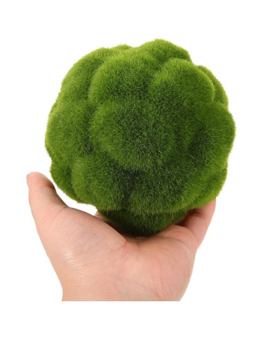 Bolas de Musgo Artificial Cabilock 3 Piezas 10-15cm Verde