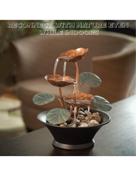 Fuente de Serenidad Interior Bits y Piezas - Lirio de Agua 20.32x25.4cm Fuente de Serenidad Interior Bits y Piezas - Lirio de Agua 20.32x25.4cm