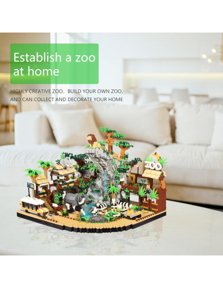 Bloques de Construcción Micro KLMEi Zoo 4800 Piezas Bloques de Construcción Micro KLMEi Zoo 4800 Piezas
