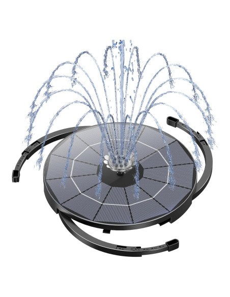 Bomba de Fuente Solar AISITIN 3.5W con Cable de 3m y Boquillas Bomba de Fuente Solar AISITIN 3.5W con Cable de 3m y Boquillas