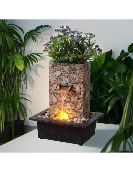 Fuente de Agua Interior Kalona - Mesa Decorativa 26cm Resina Fuente de Agua Interior Kalona - Mesa Decorativa 26cm Resina