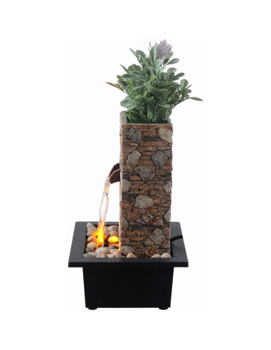 Fuente de Agua Interior Kalona - Mesa Decorativa 26cm Resina