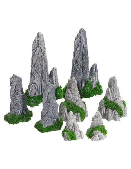 8 Piezas Decoraciones de Rocas Miniatura DOITOOL para Jardín 8 Piezas Decoraciones de Rocas Miniatura DOITOOL para Jardín