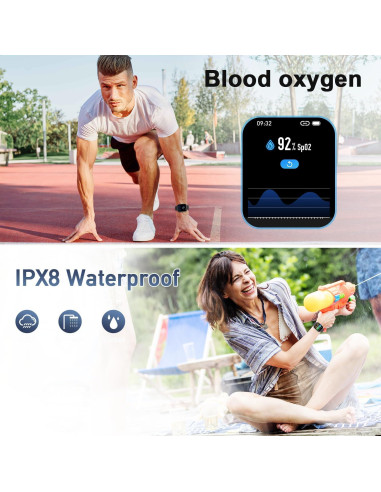 Reloj Inteligente Fitness Y2 - Monitor Cardíaco y Llamadas