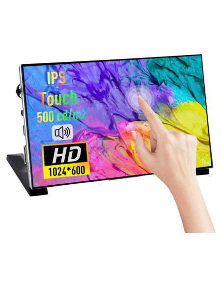 Pantalla Táctil 7" GeeekPi LCD 1024x600 HDMI para Raspberry Pi Pantalla Táctil 7" GeeekPi LCD 1024x600 HDMI para Raspberry Pi