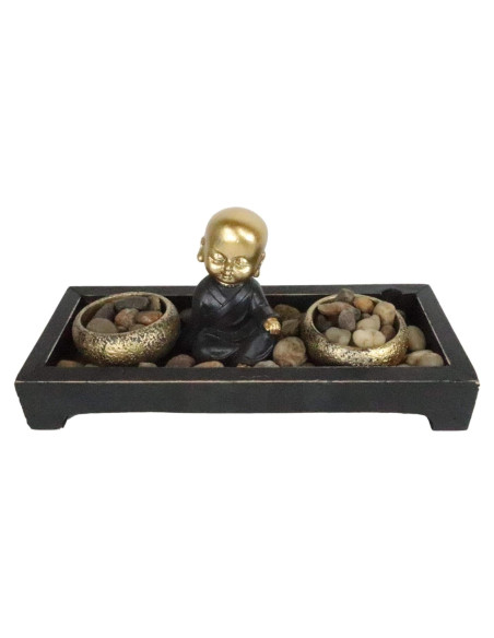 Figurita Buda Meditando Ebros 20.3x8.9 cm Jardín Zen Figurita Buda Meditando Ebros 20.3x8.9 cm Jardín Zen