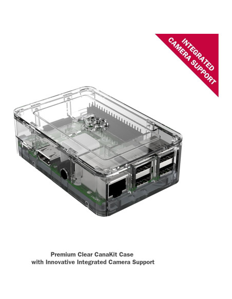 CanaKit Raspberry Pi 3 B+ con fuente 2.5A y caja premium CanaKit Raspberry Pi 3 B+ con fuente 2.5A y caja premium