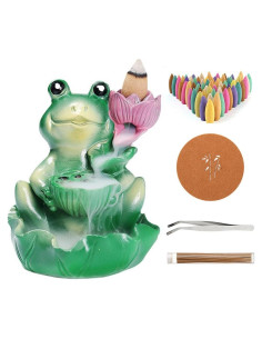 Horno de Incienso Retroceso YYW Rana Cerámica 230g