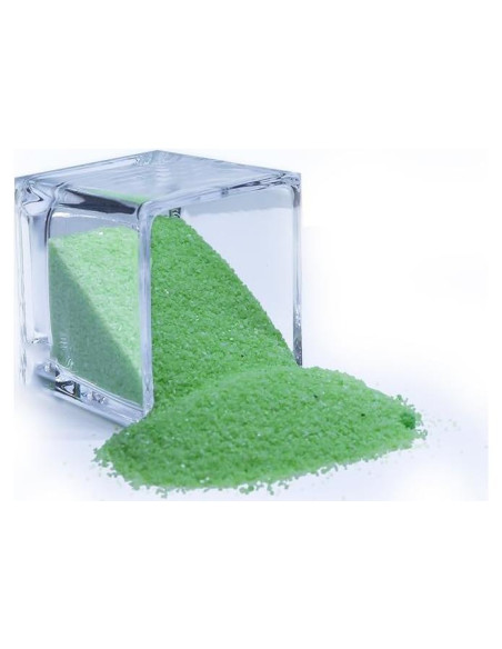 Arena Colorida Gruesa Verde Claro WGV 0.45 kg Manualidades Arena Colorida Gruesa Verde Claro WGV 0.45 kg Manualidades