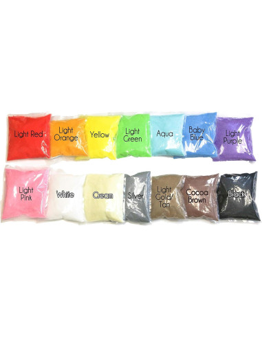 Arena Colorida Gruesa Verde Claro WGV 0.45 kg Manualidades