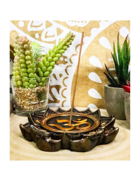 Quemador de Incienso Loto Padma Ebros Gift 12.1 cm Bronce Quemador de Incienso Loto Padma Ebros Gift 12.1 cm Bronce