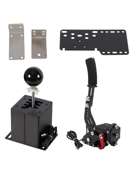 Simulador USB Shifter GSTP 64 Bits Freno de Mano 6+R Simulador USB Shifter GSTP 64 Bits Freno de Mano 6+R