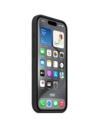 Funda de Silicona Apple iPhone 15 Pro Max MagSafe - Negro