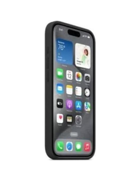 Funda de Silicona Apple iPhone 15 Pro Max MagSafe - Negro Funda de Silicona Apple iPhone 15 Pro Max MagSafe - Negro