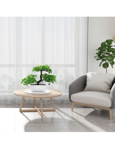 Árbol Bonsái Artificial Pino Verde AzureLeap 19 cm Decoración