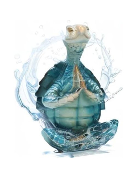 Figurita de Resina Tortuga Marina Meditativa NEWUEINCN 10cm Figurita de Resina Tortuga Marina Meditativa NEWUEINCN 10cm