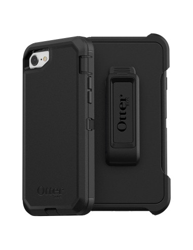 Funda OtterBox Defender para iPhone SE 3/2, 8 y 7 - Negra