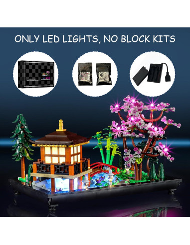 Kit de Luz LED Mililier para Lego 10315 Jardín Tranquilo