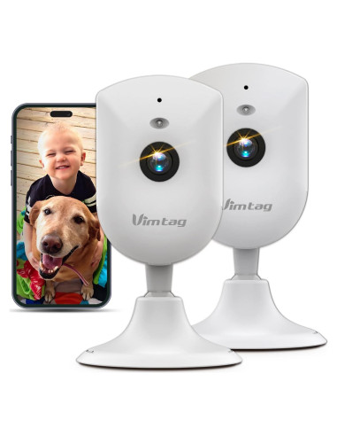 Cámara VIMTAG 2.5K/4MP para Mascotas y Seguridad