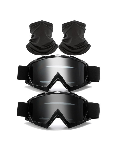 Gafas de Motocross Immoono + 2 Gaiters para Deportes al Aire Libre Gafas de Motocross Immoono + 2 Gaiters para Deportes al Aire Libre