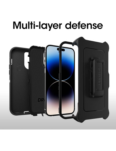 Funda OtterBox Defender para iPhone 14 Pro Max - Negro