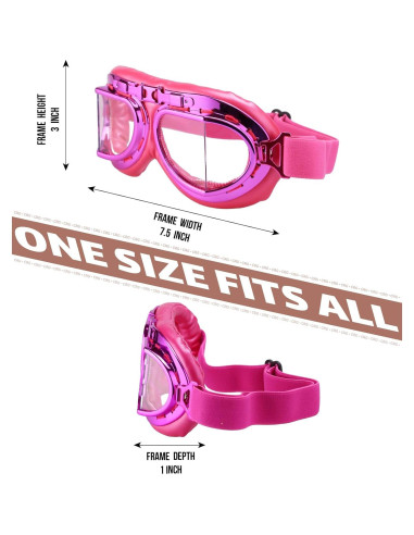 Gafas de Motocicleta CRG Sports Estilo Aviador UV 100%