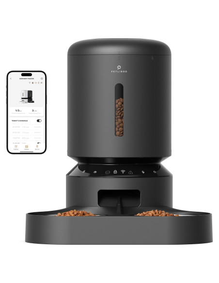 Dispensador Automático de Comida PETLIBRO 5L Doble Bandeja WiFi Dispensador Automático de Comida PETLIBRO 5L Doble Bandeja WiFi