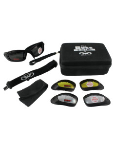 Gafas de Protección Global Vision Boss con 3 Lentes Intercambiables